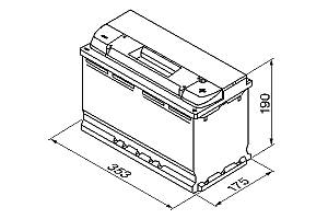 Μπαταρία Bosch S5013 100AH 830A (EN)