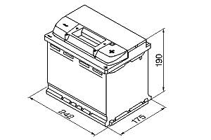 Μπαταρία Bosch S4005 60AH 540A (EN)