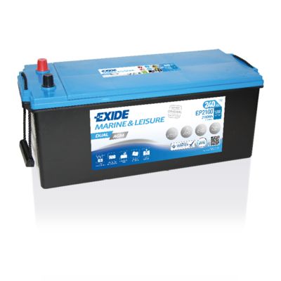 Mπαταρία EXIDE EP2100 12V 240Ah/1200A DUAL AGM