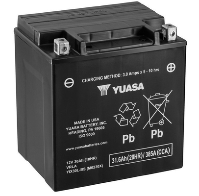 Μπαταρία Μοτοσυκλέτας YUASA YIX30L-BS (YTX30L-BS) MADE IN USA