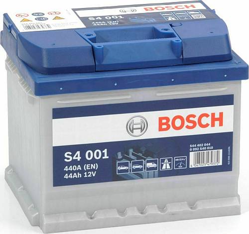 ΜΠΑΤΑΡΙΑ BOSCH S4001 ΕΚΚΙΝΗΣΗ 440 Α - Δεξιά, Xαμηλή