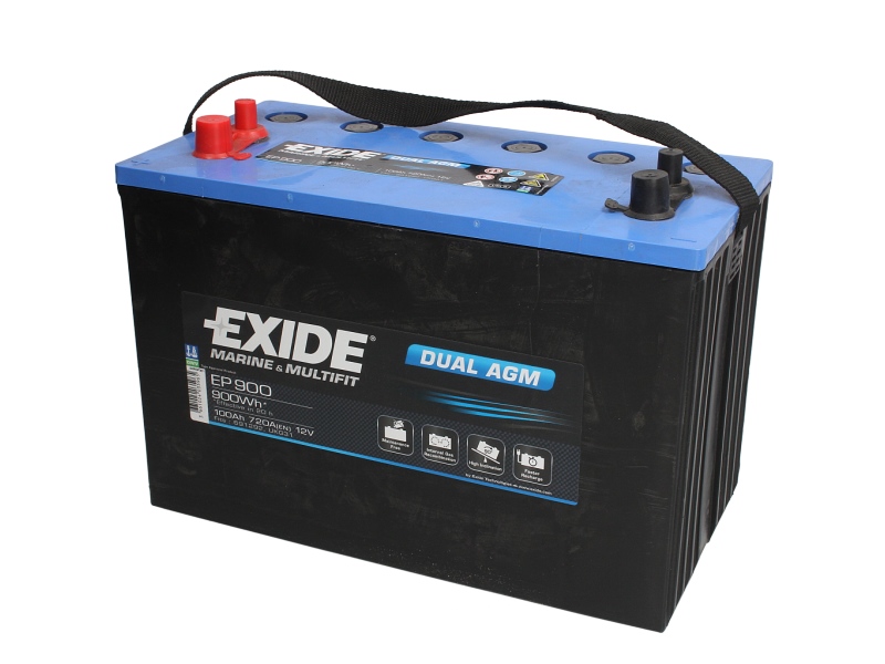 Mπαταρία Exide EP900 100AH/800A ΜΑRINE