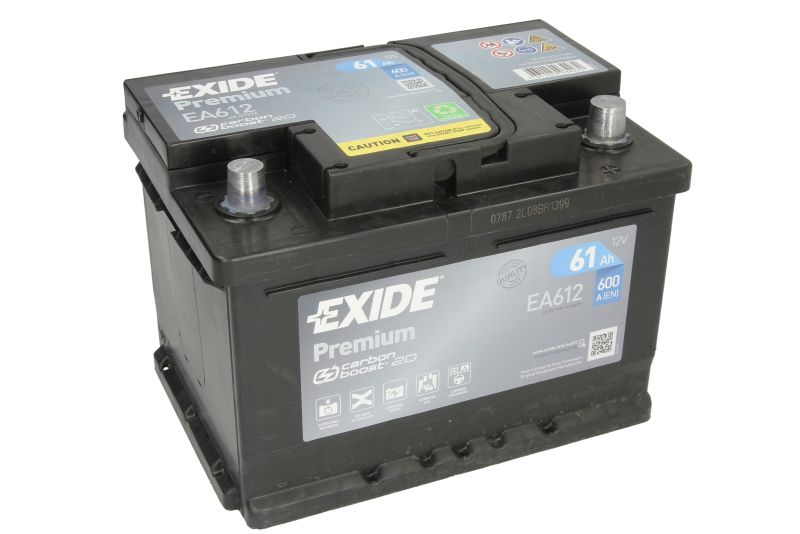 ΜΠΑΤΑΡΙΑ EXIDE Premium EA612 61Ah