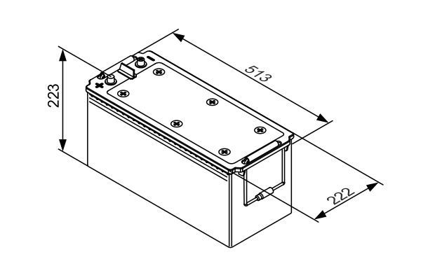 Μπαταρία Φορτηγού Bosch T3055 180Ah 1400A