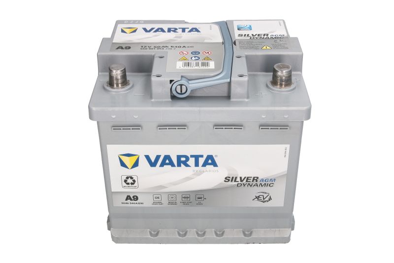 Μπαταρία αυτοκινήτου A9 VARTA 50Ah 540A Silver Dynamic AGM Start Stop