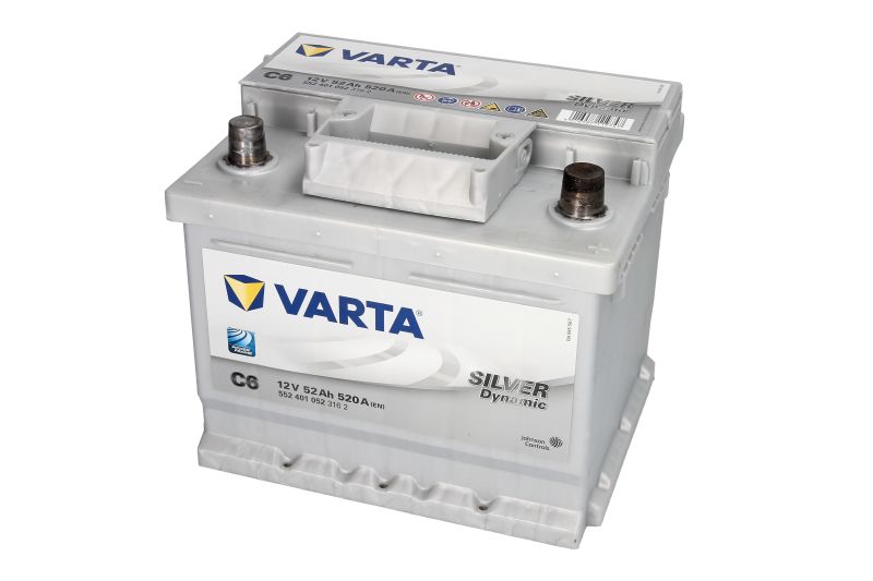 ΜΠΑΤΑΡΙΑ VARTA C6 - 552 401 052 ΕΚΚΙΝΗΣΗ 520Α - Δεξιά, Χαμηλή