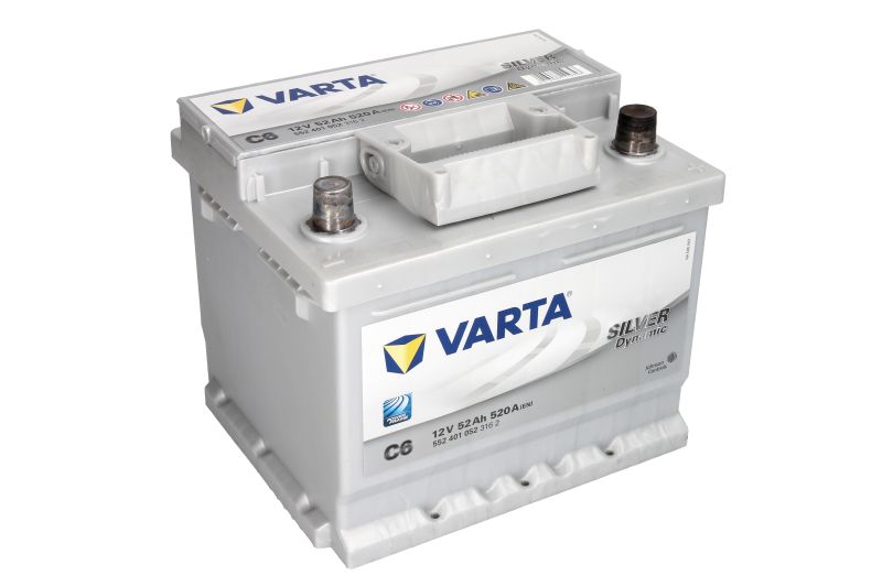 ΜΠΑΤΑΡΙΑ VARTA C6 - 552 401 052 ΕΚΚΙΝΗΣΗ 520Α - Δεξιά, Χαμηλή