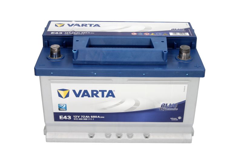 Μπαταρία Varta E43 - 572 409 068 ΕΚΚΙΝΗΣΗ 680Α - Δεξία Χαμηλή