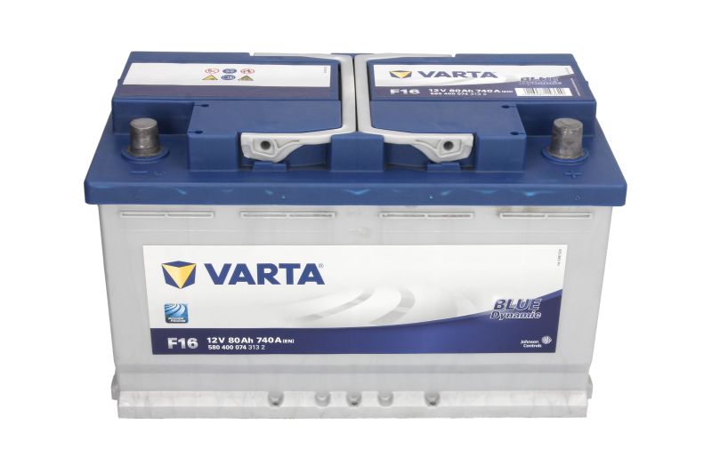 Μπαταρία Varta F16 - 580 400 074 ΕΚΚΙΝΗΣΗ 740Α - Δεξιά, Ψηλή