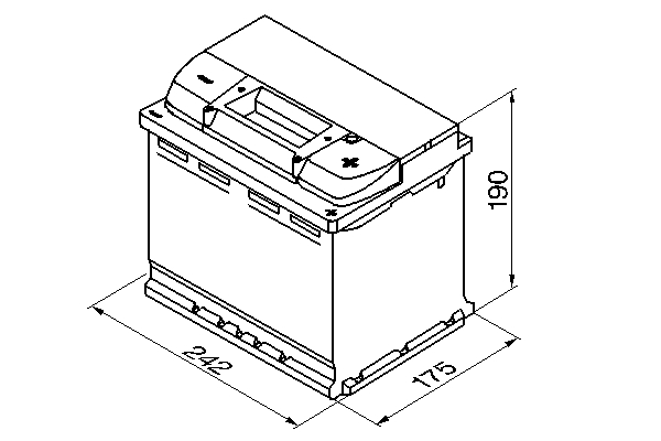 Μπαταρία Bosch S4005 60AH 540A (EN)