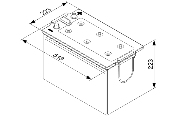 Bosch Μπαταρία Φορτηγού / Σκάφους T5077 με Χωρητικότητα 180Ah και CCA 1000A