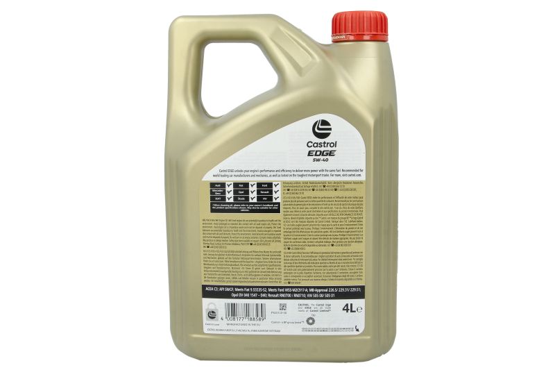 Λάδι κινητήρα Castrol EDGE FST 5W40 4L