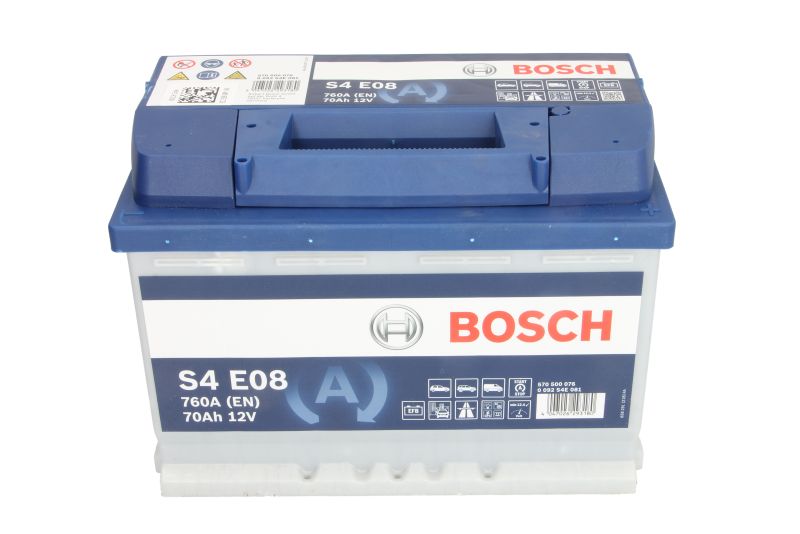 Μπαταρία Bosch S4E08 70AH 760A (EN) Start/Stop